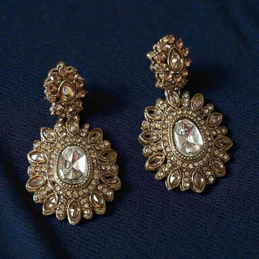 Kundan Drop Earrings