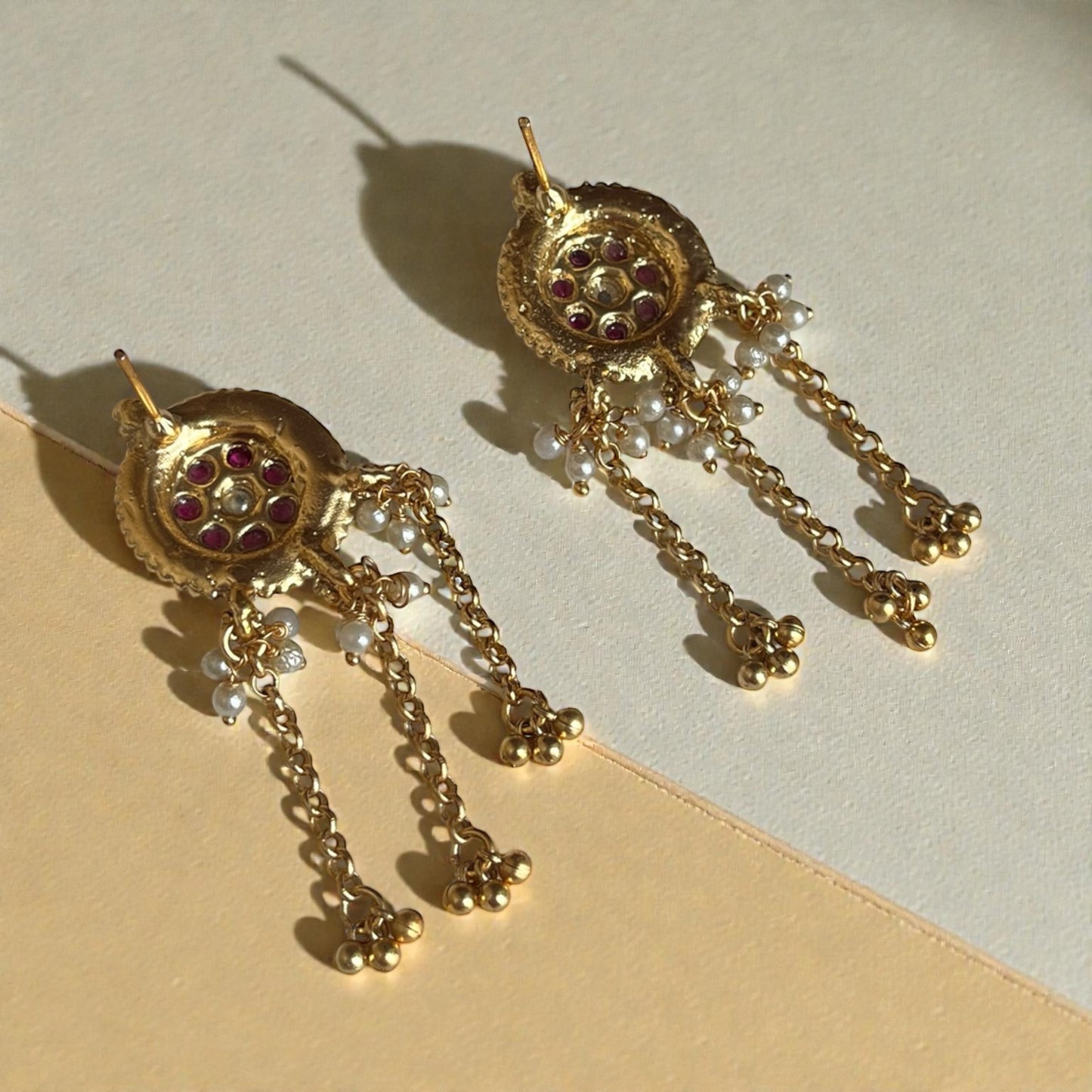 Kundan Drop Earrings