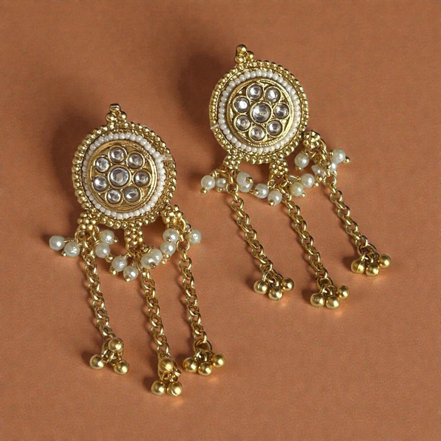 Kundan Drop Earrings