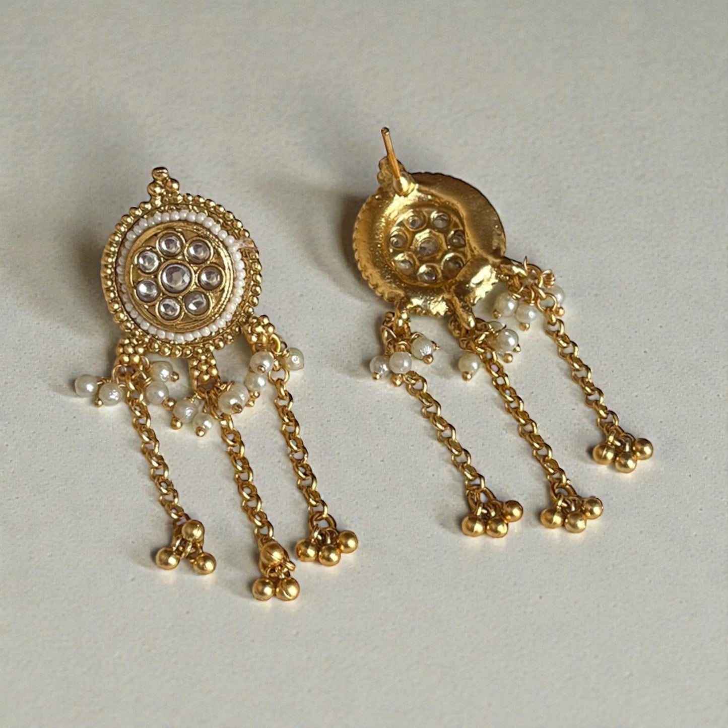 Kundan Drop Earrings
