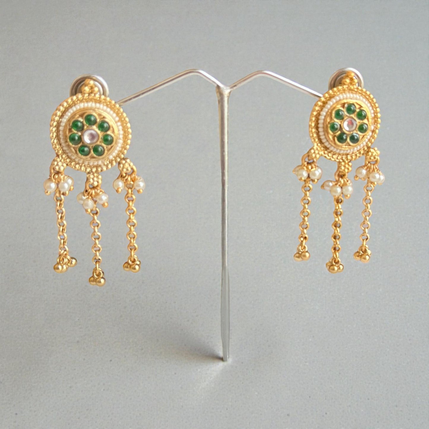 Kundan Drop Earrings