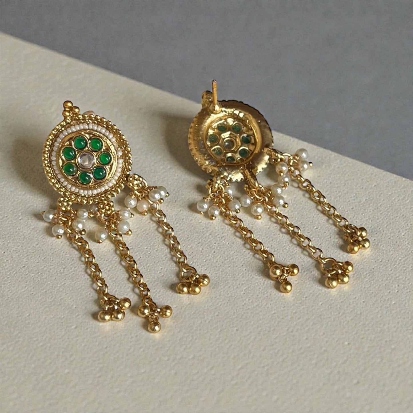 Kundan Drop Earrings
