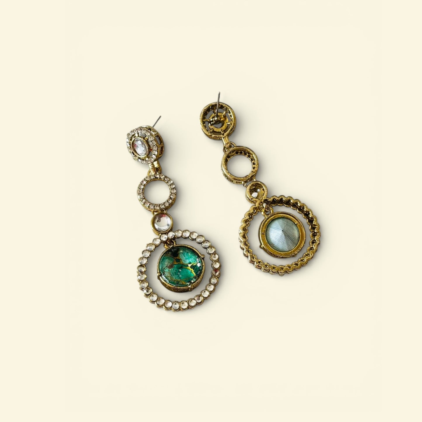 Firestone Kundan Drop Earrings