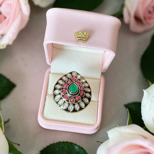Statement Kundan Rings
