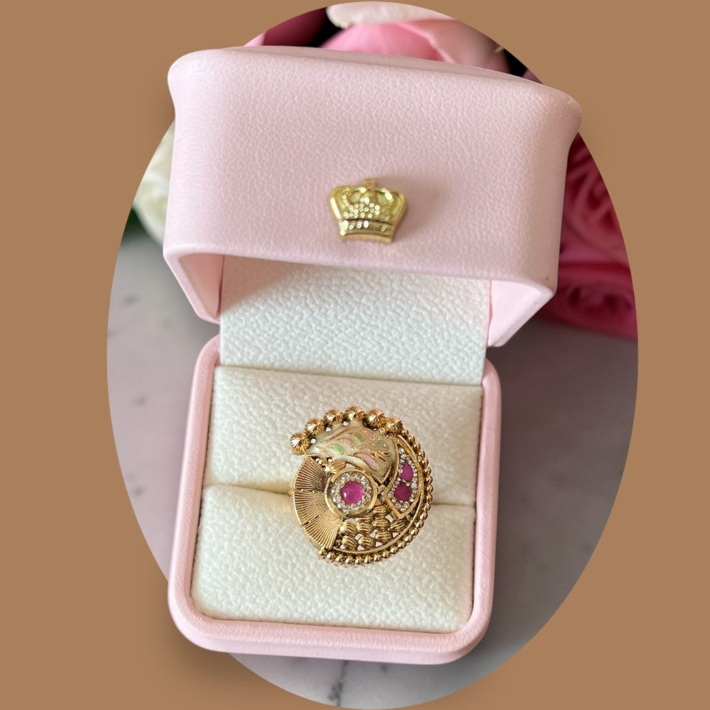 Gold Stone Ring