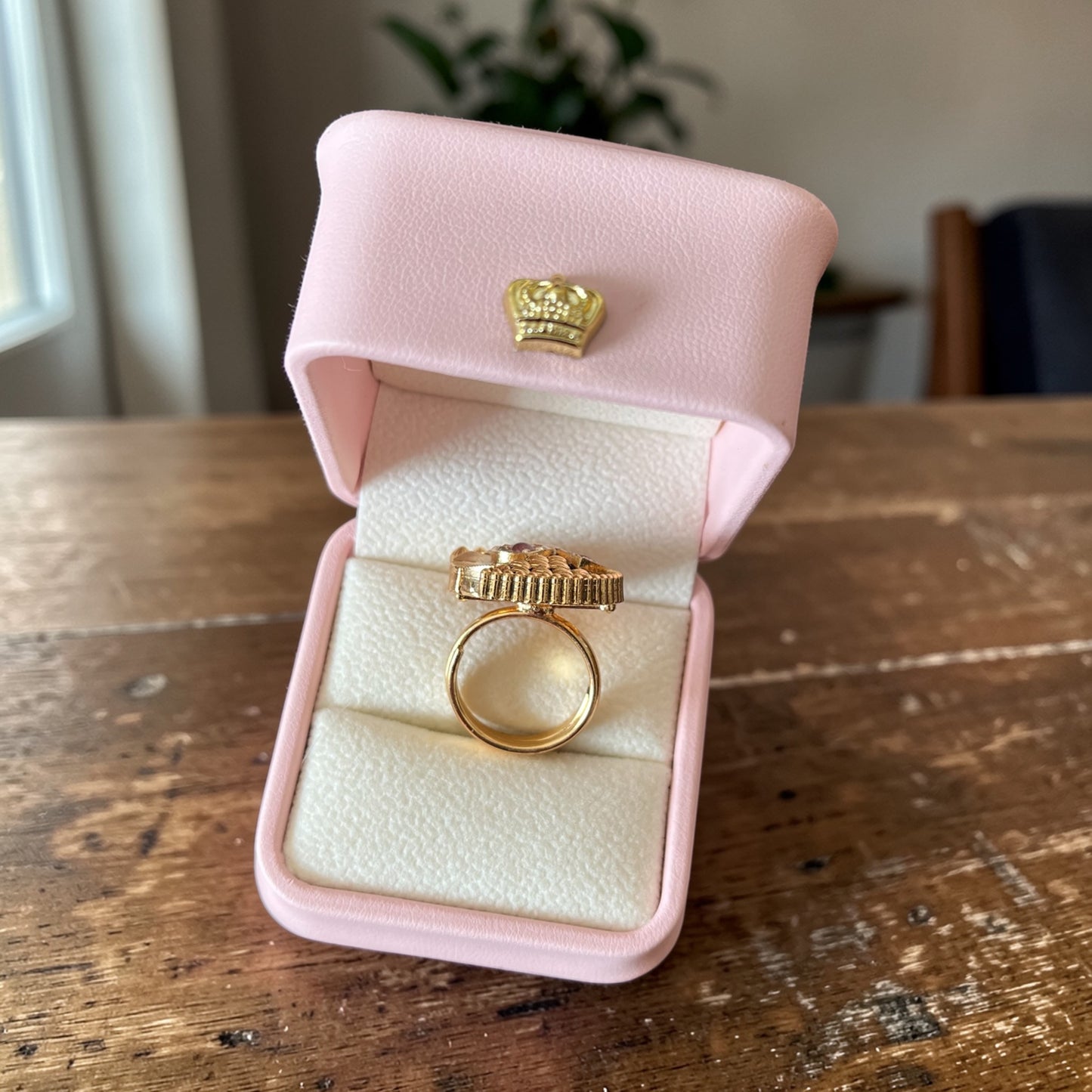 Gold Stone Ring