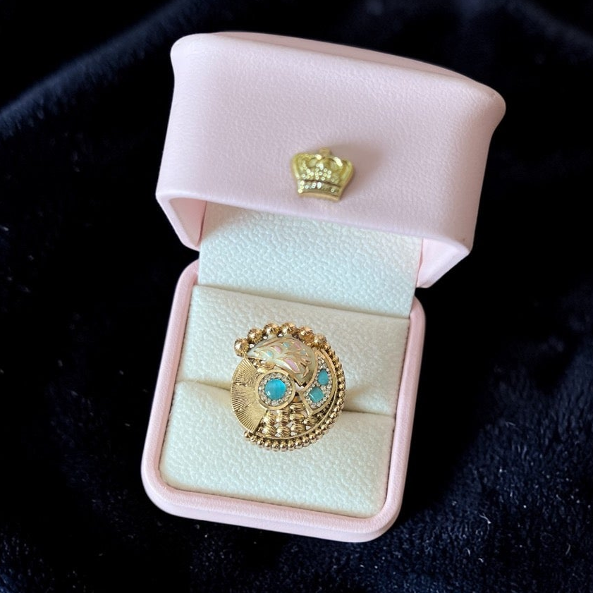 Gold Stone Ring