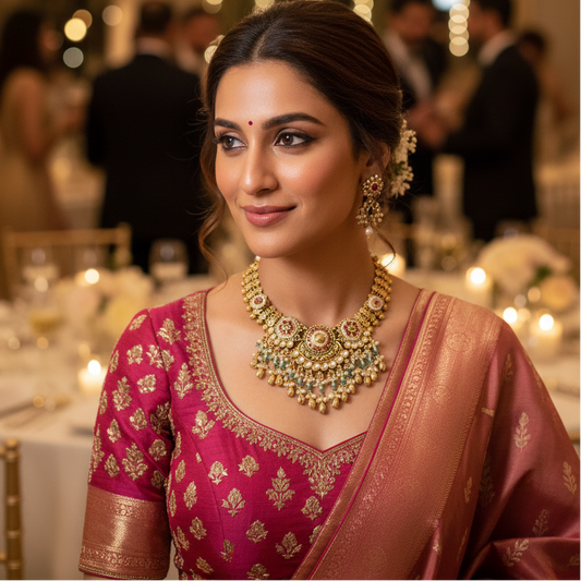 Rajwadi Statement Necklace Set