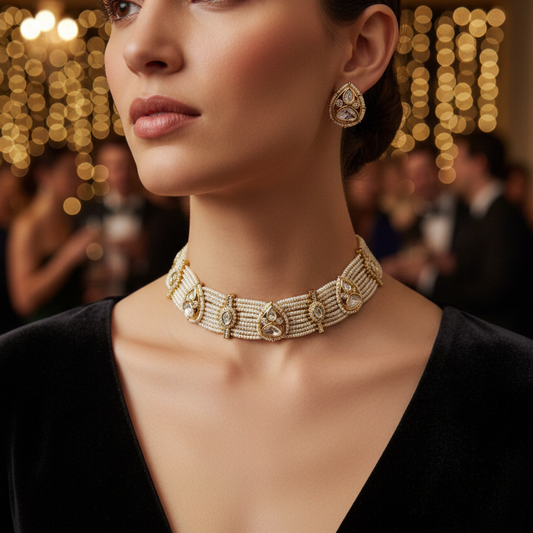 Moissanite Chid Necklace Set