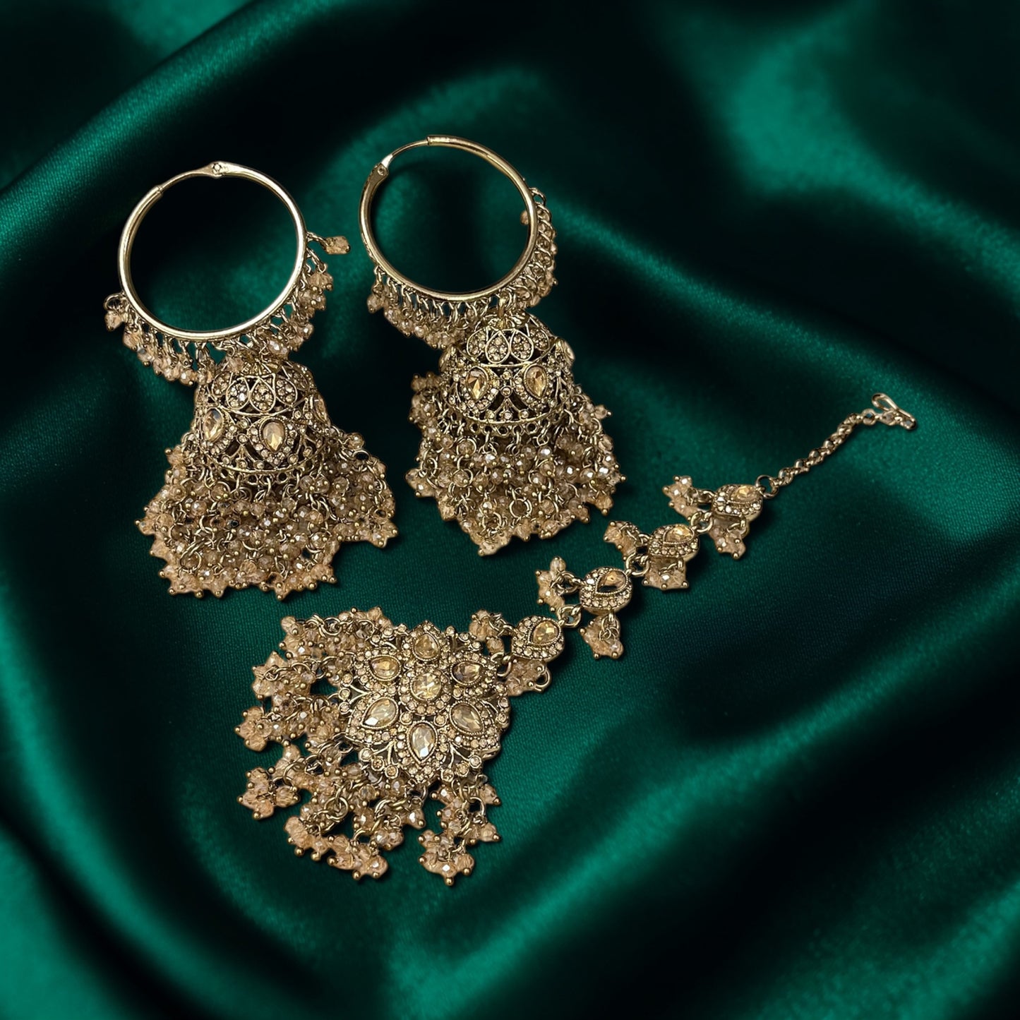 Punjabi Beads Necklace Set