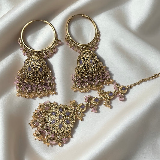 Punjabi Beads Necklace Set