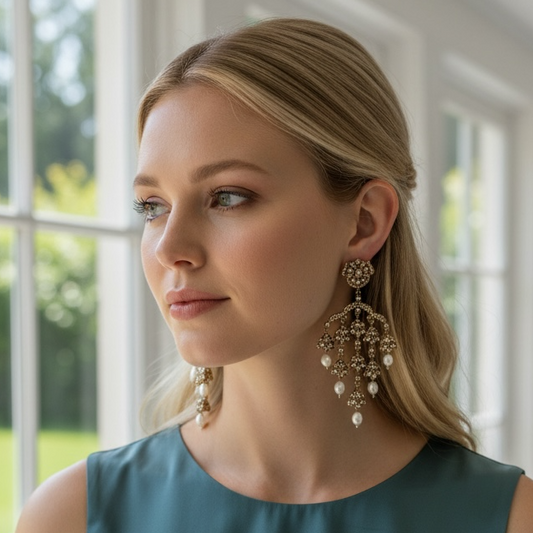 Designer Chandelier Earrings