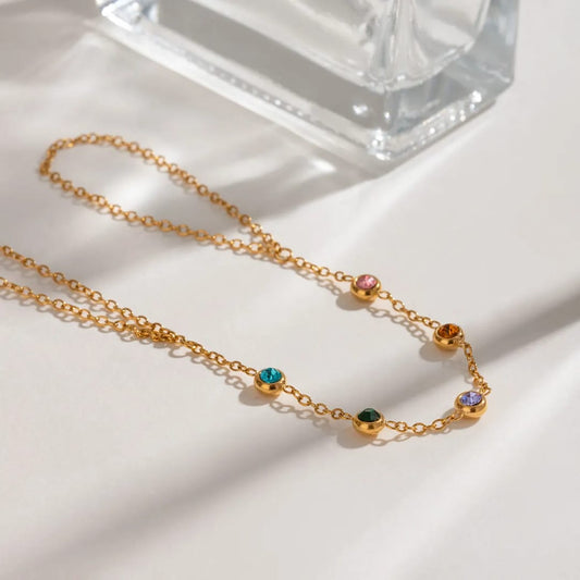 Multicolor Finger Hand Chain Bracelet