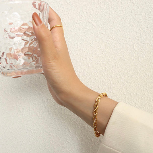 Gold Platted Chain Bracelet