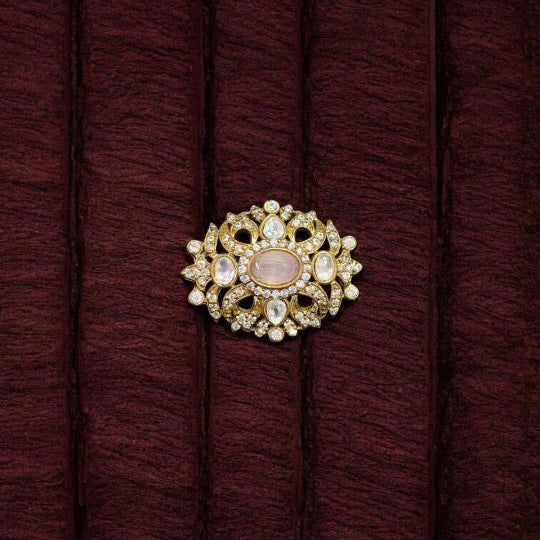 Classy Victorian White Brooch