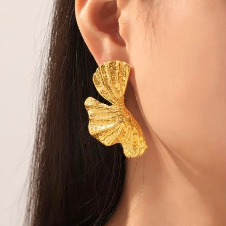 Luxe 18k Gold Studs